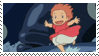 Ponyo running Stamp